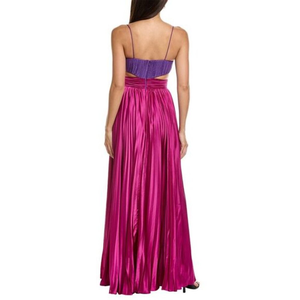 AMUR Elodie Gown in Fuchsia and Purple  Size 4 NEW - Picture 6 of 16